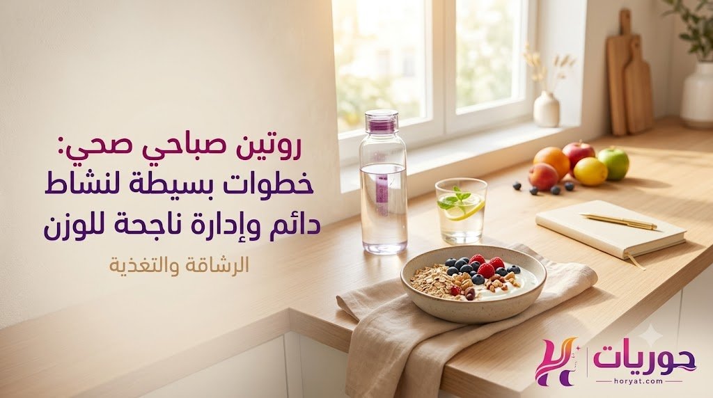 روتين صباحي صحي: خطوات بسيطة لنشاط دائم وإدارة ناجحة للوزن