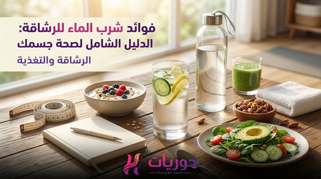 فوائد شرب الماء للرشاقة والبشرة: الدليل الشامل لصحة جسمك