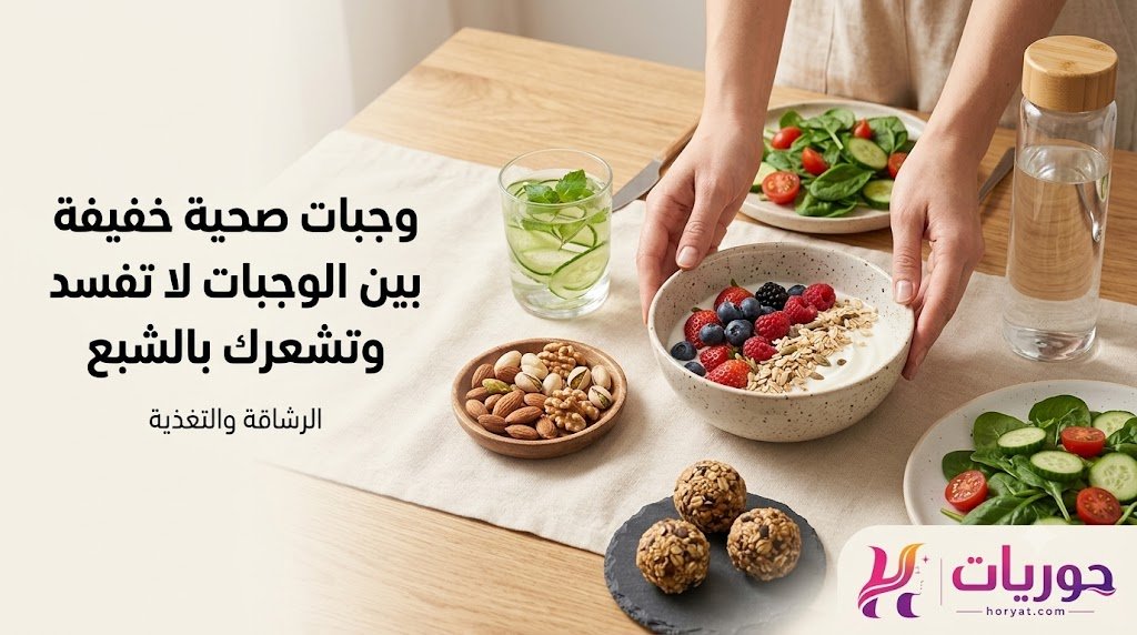وجبات صحية خفيفة بين الوجبات لا تفسد الرجيم وتشعرك بالشبع
