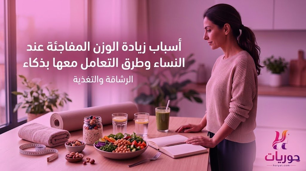 أسباب زيادة الوزن المفاجئة عند النساء وطرق التعامل معها بذكاء