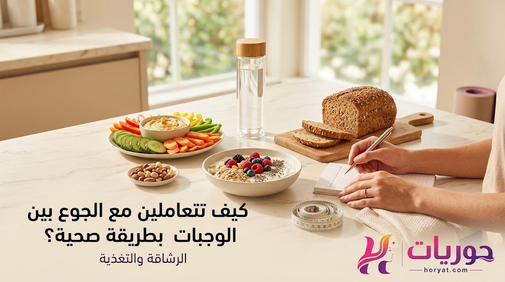 كيف تتعاملين مع الجوع بين الوجبات بطريقة صحية؟