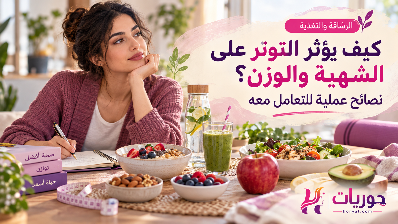 كيف يؤثر التوتر على الشهية والوزن؟ نصائح عملية للتعامل معه