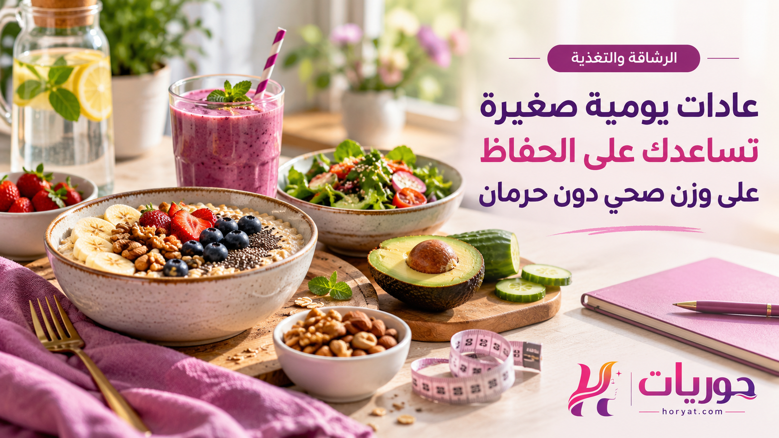 عادات يومية صغيرة تساعدك على الحفاظ على وزن صحي دون حرمان